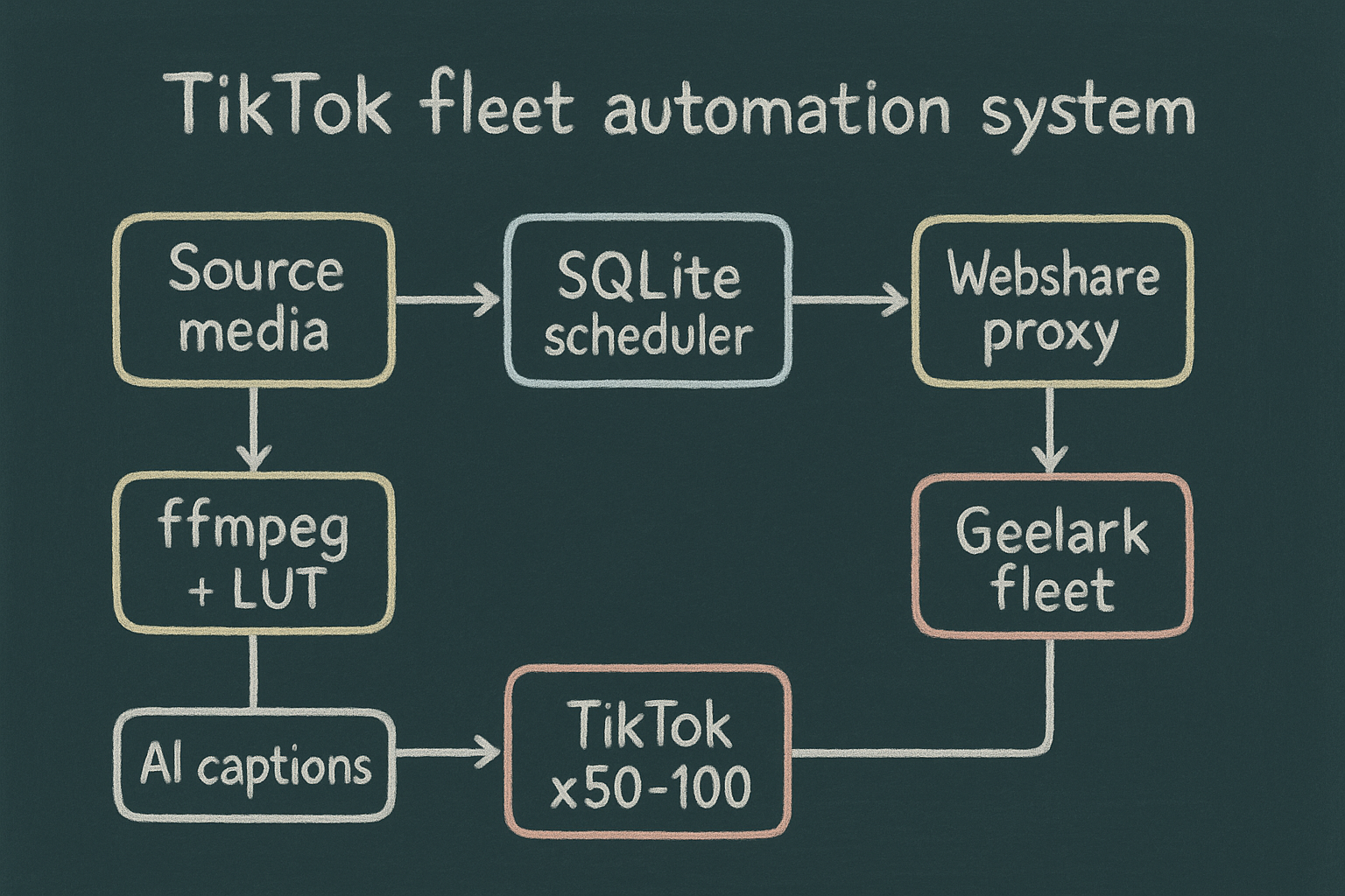 TikTok fleet automation system preview